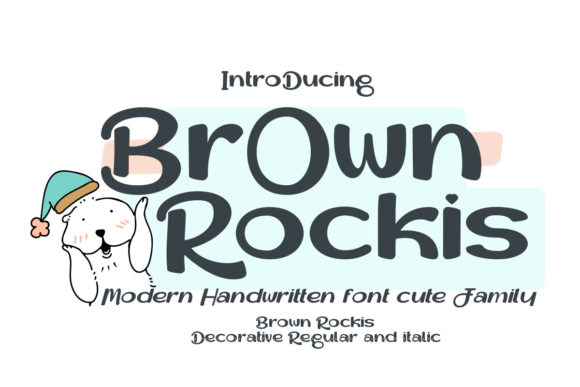 Brown Rockis: The Adorable Display Font for Bold Designs
