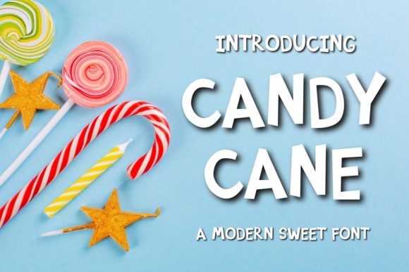 Candy Cane: A Sweet Typeface for Friendly Designs