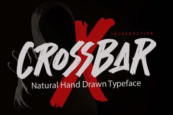 Crossbar: A Brushed Display Font with Urban Edge