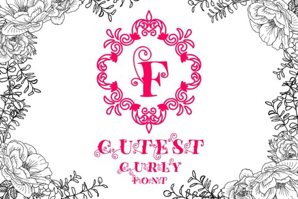 Discovering the Charm of Cutest Curly Font Monogram