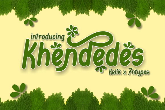 Khendedes: A Contemporary Display Font with Natural Appeal