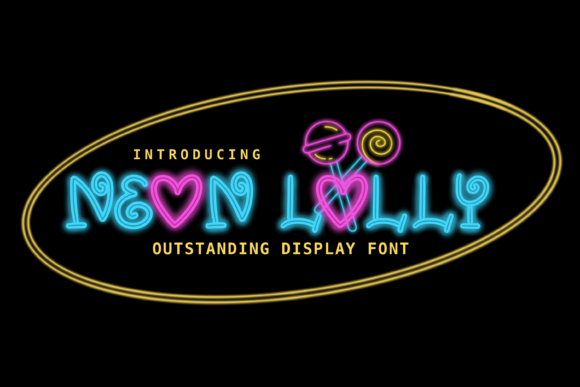 Neon Lolly: A Display Font That Brings Energy to Your Designs