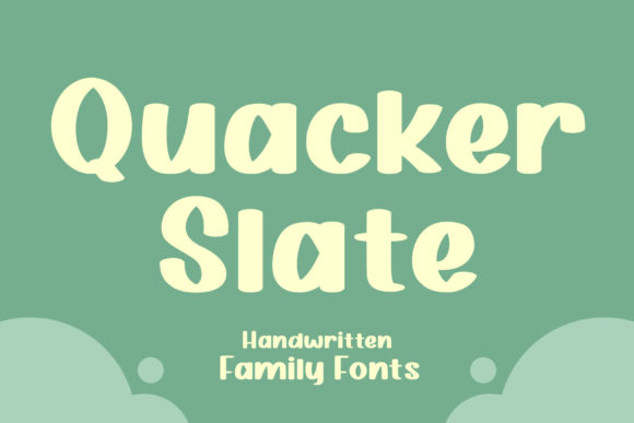 Quacker Slate: The Friendly Display Font for Every Project