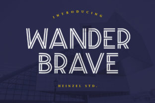 Wander Brave: A Classic Display Font for Timeless Design